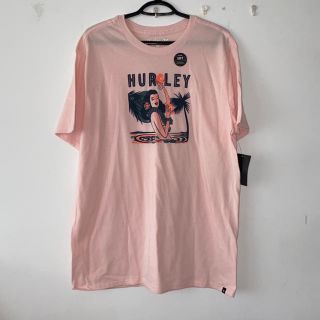 ハーレー(Hurley)の[新品/未使用] Hurley Tシャツ Lサイズ ピンク(Tシャツ/カットソー(半袖/袖なし))