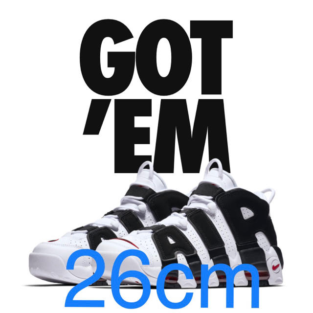 NIKE AIR MORE UPTEMPO ゼブラ　26cm