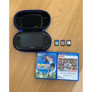 プレイステーションヴィータ(PlayStation Vita)のPSPvita ソフト付　充電コードなし(携帯用ゲーム機本体)