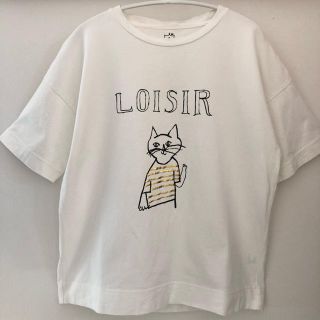 アデュートリステス(ADIEU TRISTESSE)のロワズィール／アデュー　トラネコTシャツ　ロワ次郎　ドロップショルダー(カットソー(半袖/袖なし))