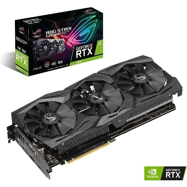 ASUS(エイスース)のASUS ROG STRIX RTX2070 8G  スマホ/家電/カメラのPC/タブレット(PC周辺機器)の商品写真