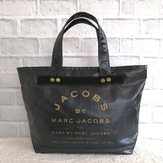 MARC BY MARC JACOBS(マークバイマークジェイコブス)の美品♥マークバイマークジェイコブズ/トートバッグ/ブラック/デニム レディースのバッグ(トートバッグ)の商品写真