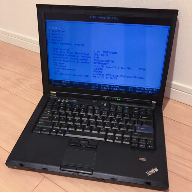 Lenovo(レノボ)のジャンク Lenovo ThinkPad T400・X200セット スマホ/家電/カメラのPC/タブレット(ノートPC)の商品写真