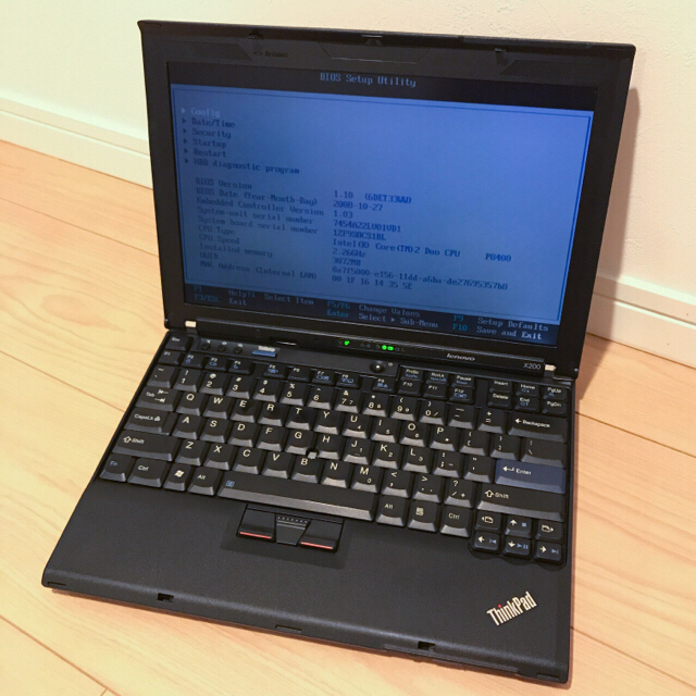 Lenovo(レノボ)のジャンク Lenovo ThinkPad T400・X200セット スマホ/家電/カメラのPC/タブレット(ノートPC)の商品写真