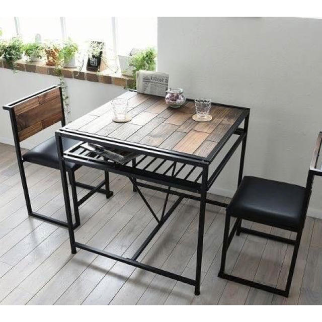 【送料無料】Industrial Mid Dining Table