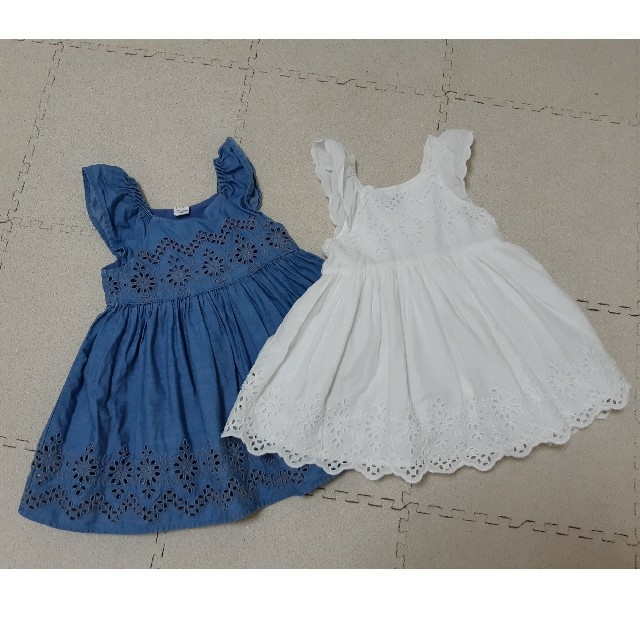 babyGAP(ベビーギャップ)のbaby Gap 90 ワンピース　2枚セット キッズ/ベビー/マタニティのキッズ服女の子用(90cm~)(ワンピース)の商品写真