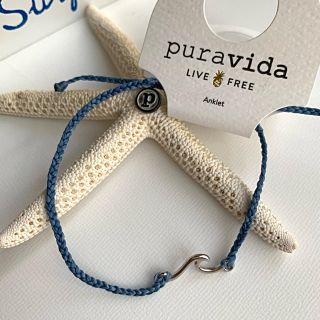 プラヴィダ(Pura Vida)の『あはん様専用』Puravida☆Ank《Denim&White》2点セット(アンクレット)