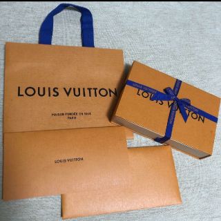 ルイヴィトン(LOUIS VUITTON)のルイヴィトン 紙袋 箱 布袋 リボン メッセージカード(ショップ袋)