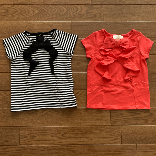 ほぼ未使用】ケイトスペード 子供用Tシャツ2枚セット ZTfER51R3W