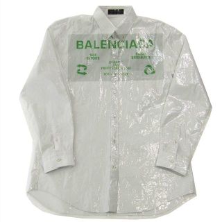 BALENCIAGA ビニールコーティングシャツ GR8購入 確実正規品