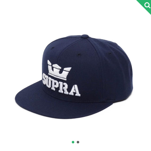 SUPRA(スープラ)のSupra snap back cap navy メンズの帽子(キャップ)の商品写真