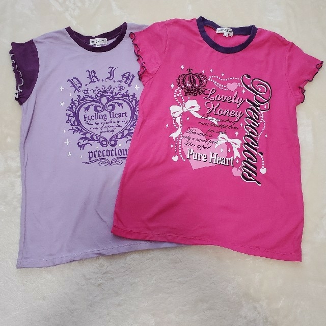 ニッセン(ニッセン)の女の子130cmトップスセット キッズ/ベビー/マタニティのキッズ服女の子用(90cm~)(Tシャツ/カットソー)の商品写真