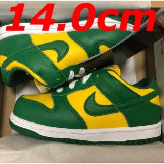 ナイキ(NIKE)のNIKE DUNK LOW SP TD Brazil ダンク 14.0cm(スニーカー)