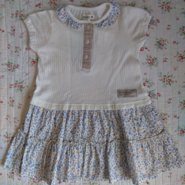 Biquette(ビケット)の女の子　ワンピース　キムラタン　95cm キッズ/ベビー/マタニティのキッズ服女の子用(90cm~)(ワンピース)の商品写真