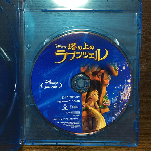 ラプンツェル(ラプンツェル)の塔の上のラプンツェル　MovieNEX Blu-ray ブルーレイディスクのみ エンタメ/ホビーのDVD/ブルーレイ(キッズ/ファミリー)の商品写真