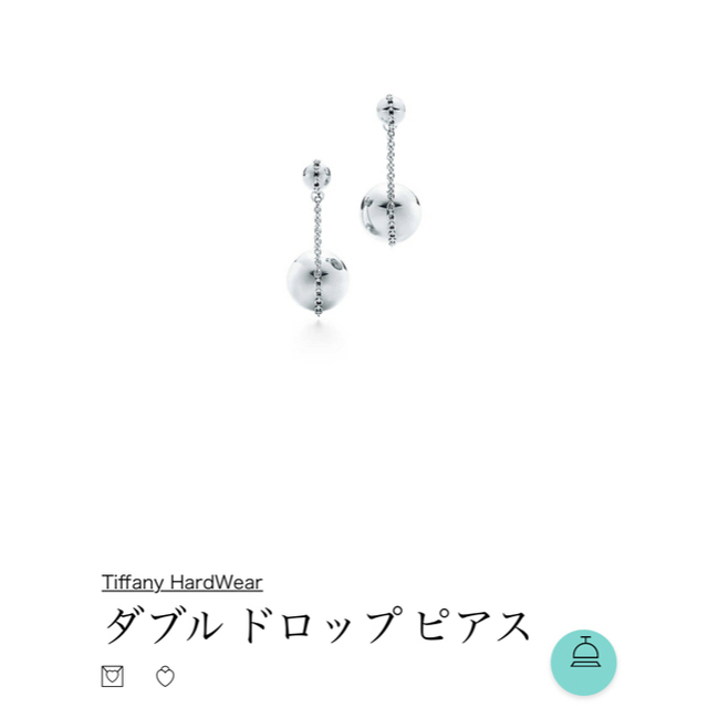 Tiffany & Co. - ティファニー ハードウェア ダブルドロップピアス