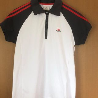 アディダス(adidas)のレディース服　トップス　adidas アディダス半袖ポロシャツ　スポーツウェア(ポロシャツ)