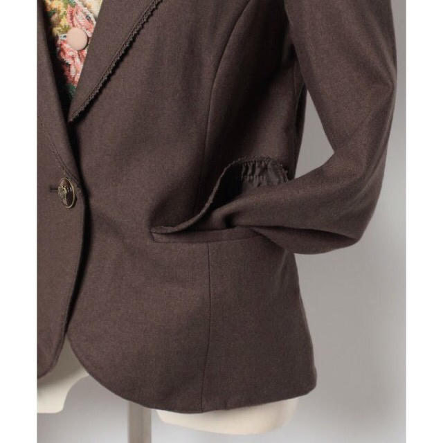 axes femme(アクシーズファム)のブラウンジャケット レディースのジャケット/アウター(テーラードジャケット)の商品写真