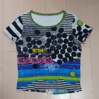 デシグアル(DESIGUAL)のバックデザイン 半袖カットソー【未使用】    最終お値下げ！(カットソー(半袖/袖なし))