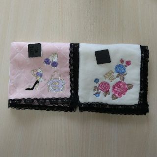 アナスイ(ANNA SUI)のアミン様専用アナスイ　タオルハンカチ　2枚　新品　(タ)(ハンカチ)