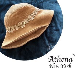 トゥモローランド(TOMORROWLAND)のアシーナニューヨーク　athena new york アッシーナニューヨーク(麦わら帽子/ストローハット)