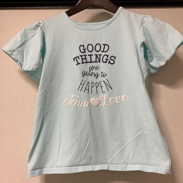 JENNI(ジェニィ)のJENNI 半袖Tシャツ　フレアスリーブ　150 サックス キッズ/ベビー/マタニティのキッズ服女の子用(90cm~)(Tシャツ/カットソー)の商品写真