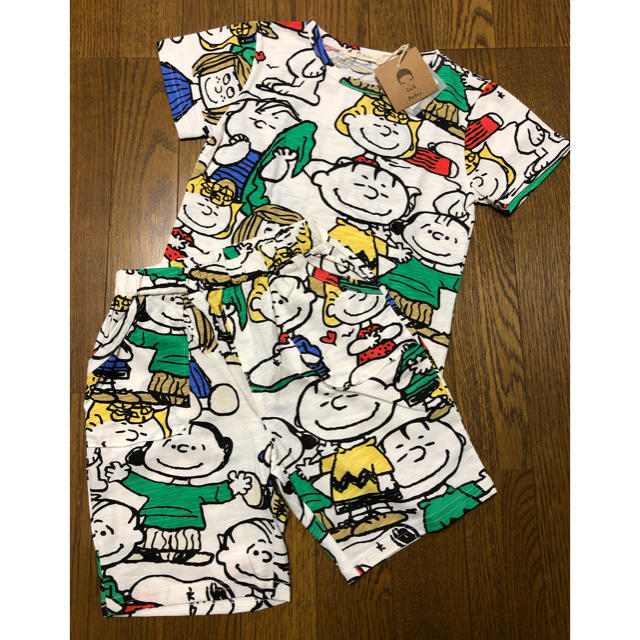 Snoopy 新品タグ付き 韓国子供服 スヌーピー パジャマ チャーリーブラウン ピーナッツの通販 By あんふぁん S Shop スヌーピー ならラクマ