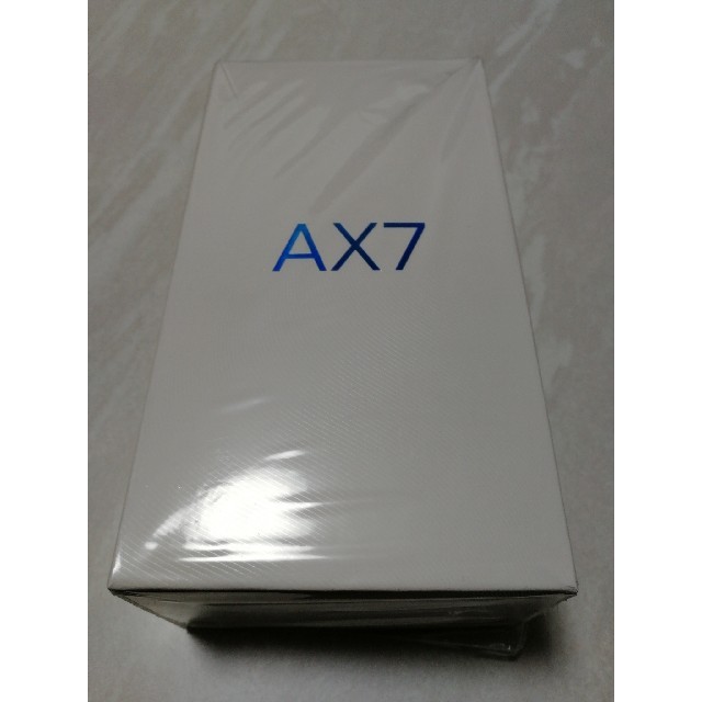 OPPO AX7 ブルー 64GB Rakuten UN-LIMIT 対応スマホ/家電/カメラ