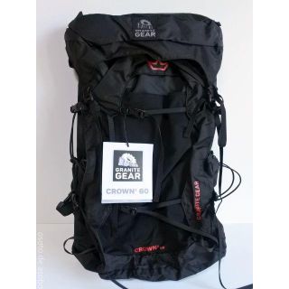 グラナイトギア(GRANITE GEAR)の★ グラナイトギア クラウン2 60L ショート 新色 ブラック(登山用品)