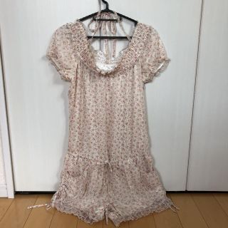 レストローズ(L'EST ROSE)の★レストローズ★花柄シフォンオールインワン(オールインワン)