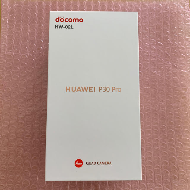 本物の ANDROID - Huawei P30 Pro HW-02L Black スマートフォン本体
