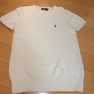 ラルフローレン(Ralph Lauren)のRalph Lauren⭐半袖⭐ニット⭐白⭐S～M⭐ラルフローレン⭐サマーニット(ニット/セーター)