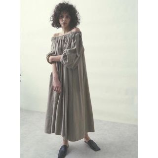 ビューティアンドユースユナイテッドアローズ(BEAUTY&YOUTH UNITED ARROWS)のETRE TOKYOショルダーワンピース(ロングワンピース/マキシワンピース)