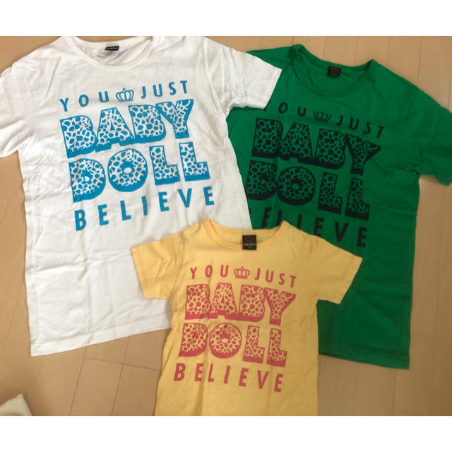 BABYDOLL(ベビードール)のBABY DOLL ミッキーTシャツ3枚セット レディースのトップス(Tシャツ(半袖/袖なし))の商品写真