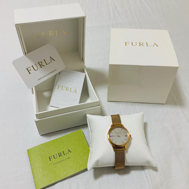 【値下げ中】フルラ FURLA 腕時計 ピンクゴールド レディース | フリマアプリ ラクマ