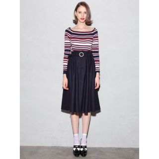 ムルーア(MURUA)の【新品】MURUA 【FEMININE】マルチボーダーニットTOPS(ニット/セーター)