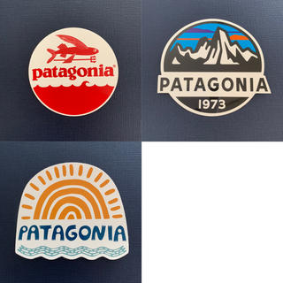 パタゴニア(patagonia)の[未使用新品!!] パタゴニア Patagonia ステッカー 3枚セット(登山用品)