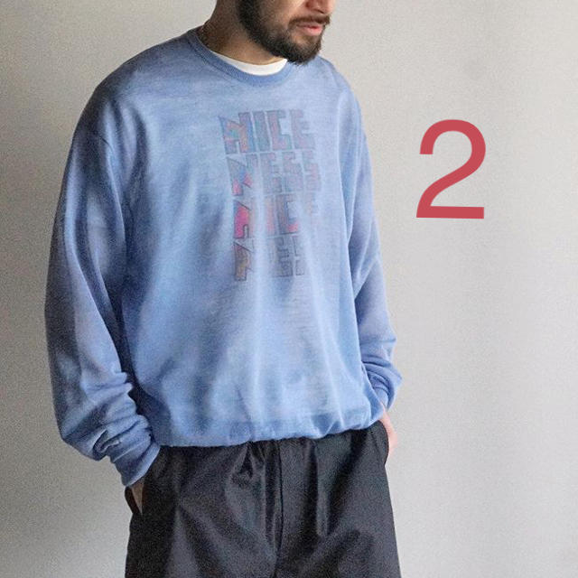 2 herill Ramie Highgauge Crewneck ニット メンズのトップス(ニット/セーター)の商品写真