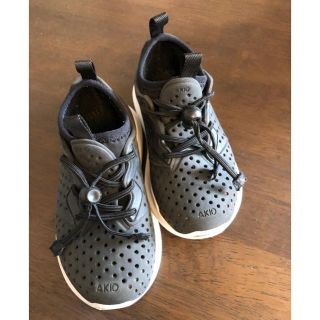 AKID  キッズスニーカー　ブラック　16.5㎝(スニーカー)