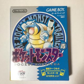 ゲームボーイ(ゲームボーイ)のポケットモンスター  青(家庭用ゲームソフト)