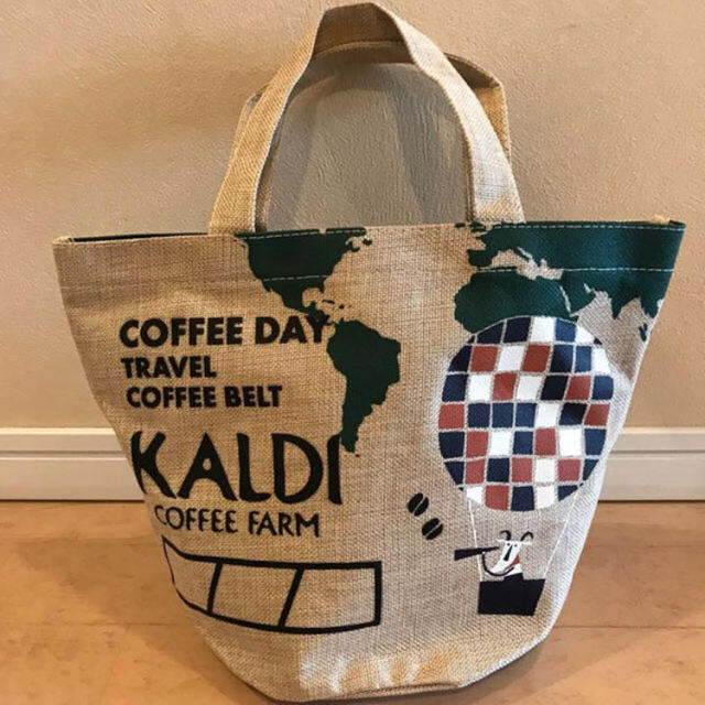 KALDI(カルディ)のカルディ コーヒーの日　麻バック レディースのバッグ(エコバッグ)の商品写真