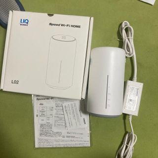 エーユー(au)のUQ speed WI-FI HOME L02(PC周辺機器)