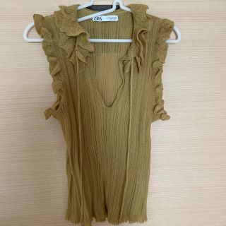 ザラ(ZARA)のZARA トップス　(カットソー(半袖/袖なし))