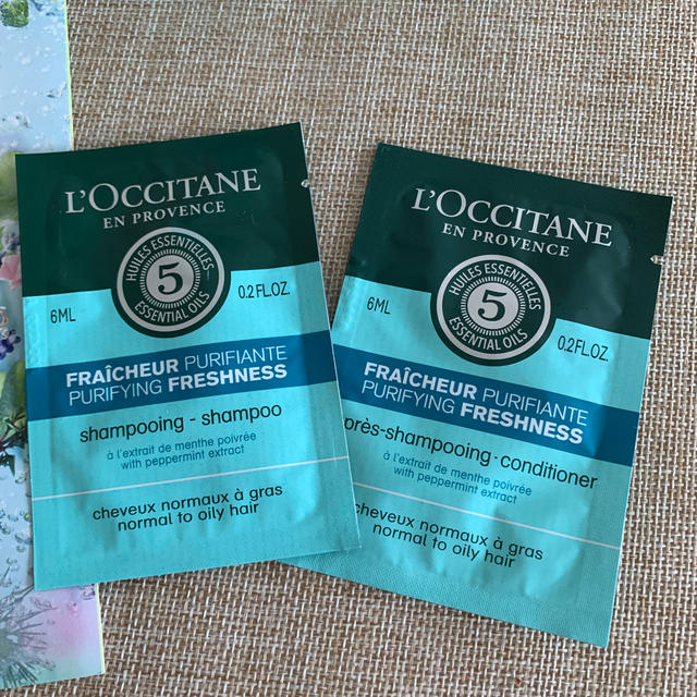 L'OCCITANE(ロクシタン)のロクシタン✳︎シャンプー&コンディショナー✳︎サンプル コスメ/美容のキット/セット(サンプル/トライアルキット)の商品写真