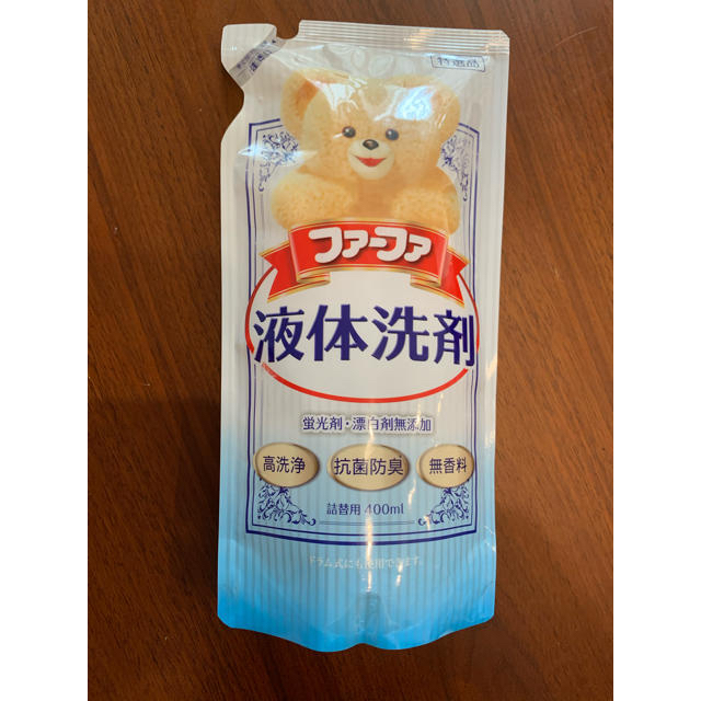 fur fur(ファーファー)のファーファ　液体洗剤　詰め替え　400ml 18個 インテリア/住まい/日用品の日用品/生活雑貨/旅行(洗剤/柔軟剤)の商品写真