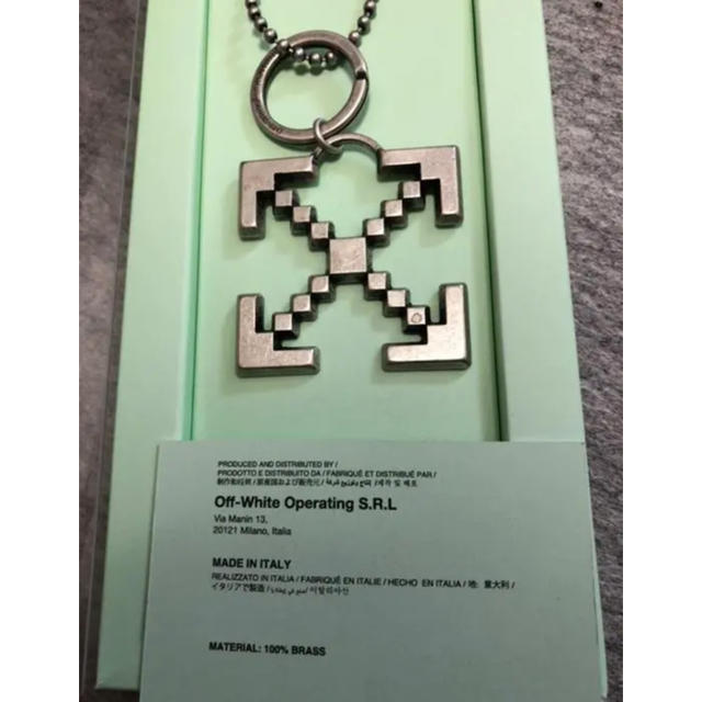 OFF-WHITE - OFF-WHITE オフホワイト クロスネックレス CROSS の通販