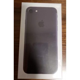 アイフォーン(iPhone)の新品未開封 iPhone7 32GB ブラック SIMロック解除済(スマートフォン本体)