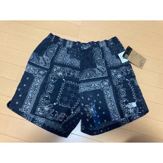 ザノースフェイス(THE NORTH FACE)のLサイズ ノースフェイス ノベルティバーサタイルショーツ バンダナ ブラック(ショートパンツ)