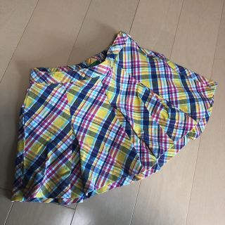 ベネトン(BENETTON)の新品同様　ベネトン　チェック柄　スカート　女の子　18カ月(スカート)