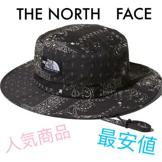 ザノースフェイス(THE NORTH FACE)のノベルティホライズンハット　バンダナリニューアルブラック　NN01708(ハット)